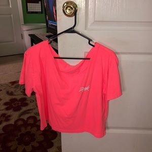 victoria’s secret PINK off shoulder crop top